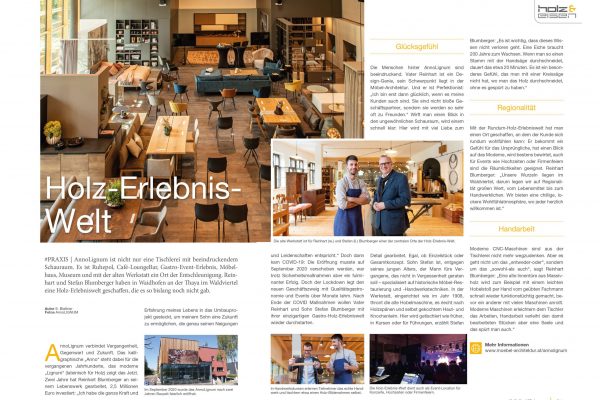 Artikel über AnnoLignum